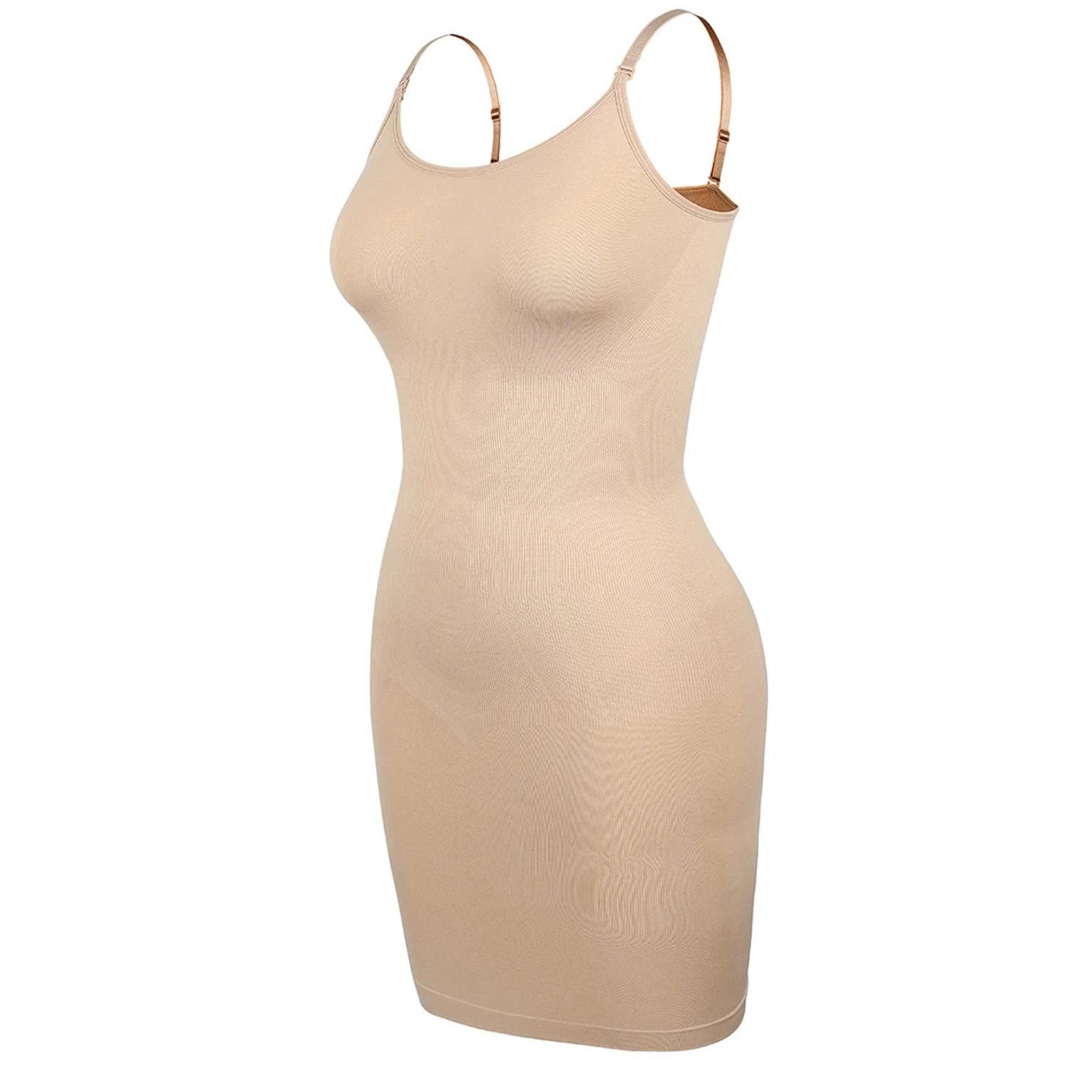 Женское платье-комбинезон для всего тела, бесшовное, с утягивающим эффектом и регулируемыми бретельками-спагетти L бежевый
Женское платье-комбинезон для всего тела, бесшовное, с утягивающим эффектом и регулируемыми бретельками-спагетти L бежевый