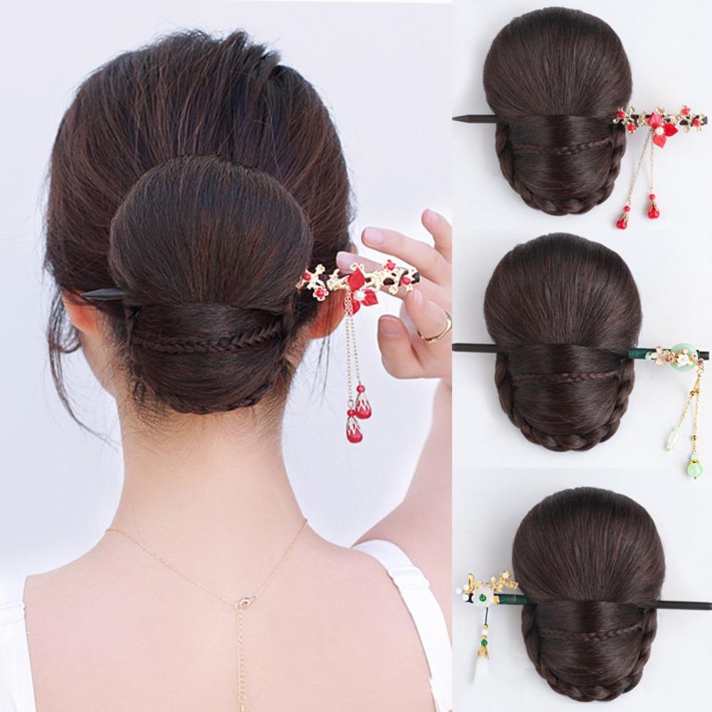 Chinese Style Curly Chignon Hair Sticks Hair Donut Bun Ancient Style Hanfu Braided Chignon Women Style 8
Chinese Style Curly Chignon Hair Sticks Hair Donut Bun Ancient Style Hanfu Braided Chignon Women Style 8
