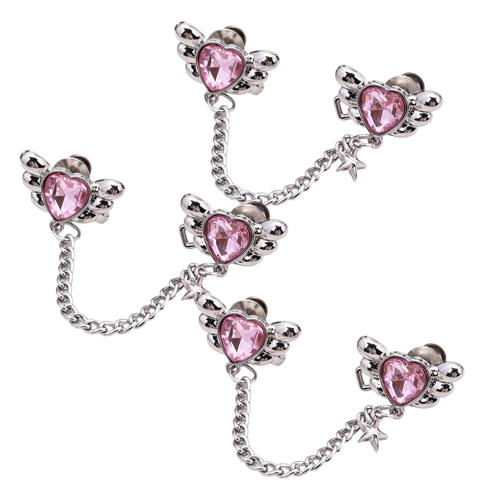 Pack Of 3 Rhinestones Heart Waist Adjustment Pin Waist Tightening Pin For Women Jeans Pants Nonsewing Waist Decoratin срібний
Pack Of 3 Rhinestones Heart Waist Adjustment Pin Waist Tightening Pin For Women Jeans Pants Nonsewing Waist Decoratin срібний
