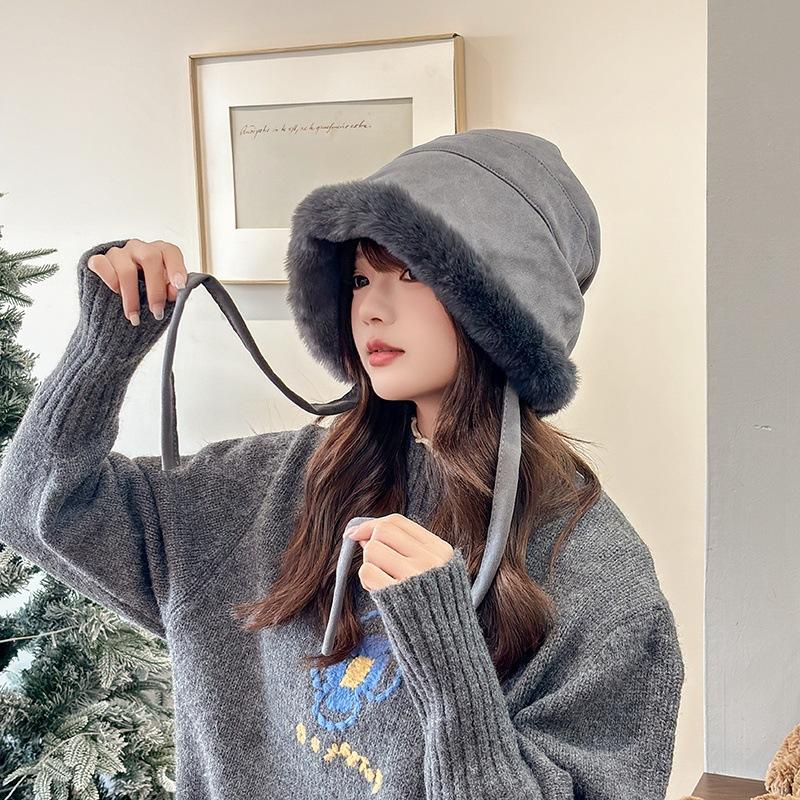 New Plush Fisherman Hat for Women In Winter Warm Plush Thickened Ear Protection Lei Feng Hat Furry Knitted Pot Hat one size
New Plush Fisherman Hat for Women In Winter Warm Plush Thickened Ear Protection Lei Feng Hat Furry Knitted Pot Hat one size