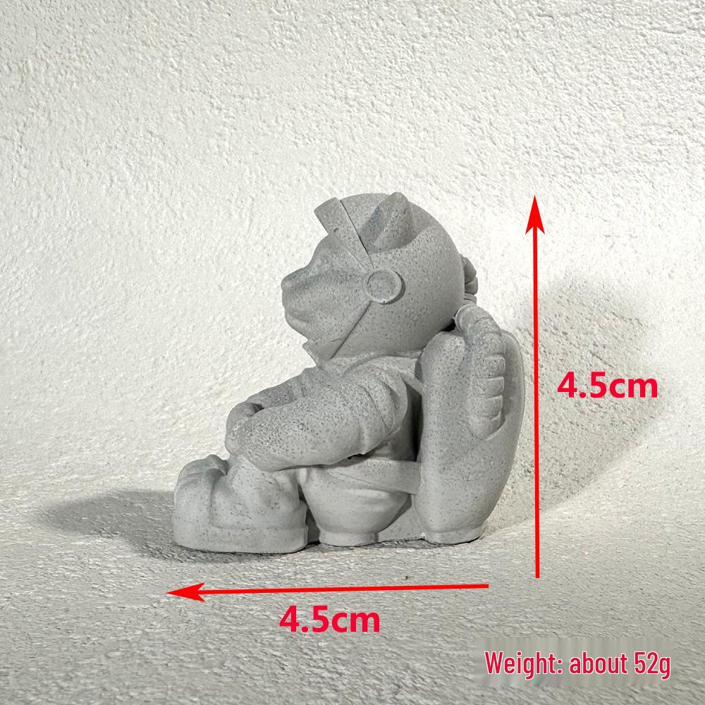 Alien Stone Sculpture: Space Gorilla and Blue Stone Micro Landscape for Fish Tank
Alien Stone Sculpture: Space Gorilla and Blue Stone Micro Landscape for Fish Tank