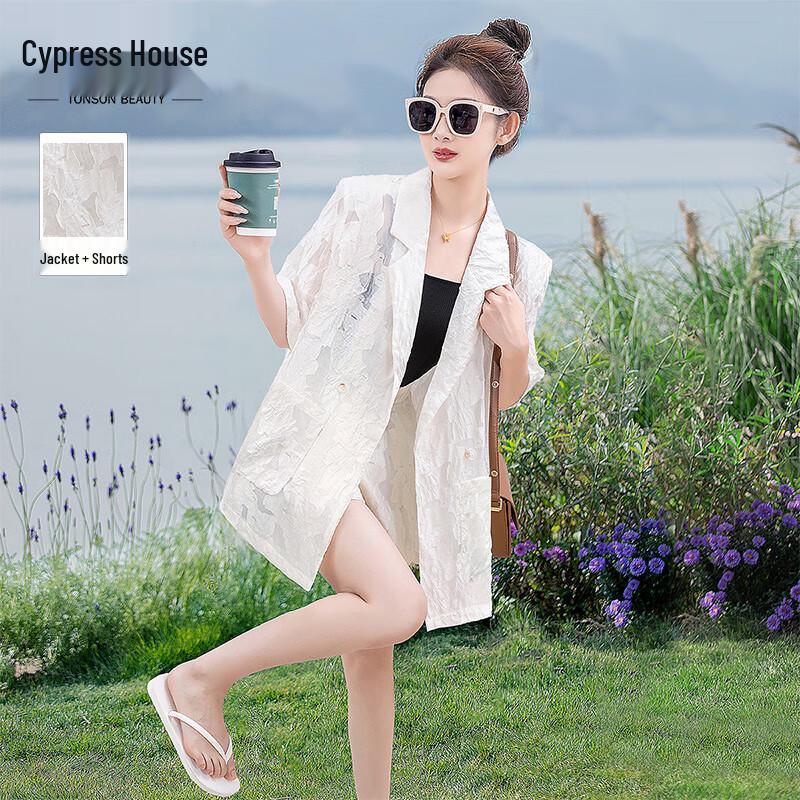 Sibishee Women s Fashion Lapel Jacket & Shorts Two-Piece Set M
Sibishee Women s Fashion Lapel Jacket & Shorts Two-Piece Set M