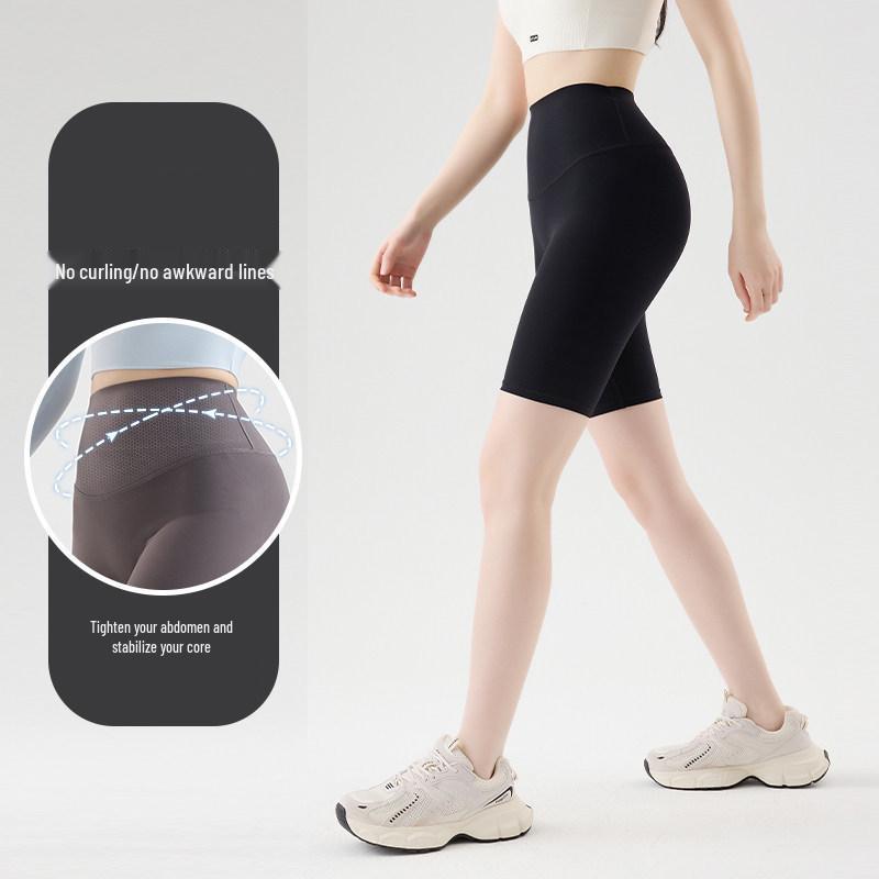 Ice Silk High-Waisted Slimming Cycling Yoga Shorts - Butt Lifting, No Roll-Up, Spring/Summer Base Layer M
Ice Silk High-Waisted Slimming Cycling Yoga Shorts - Butt Lifting, No Roll-Up, Spring/Summer Base Layer M