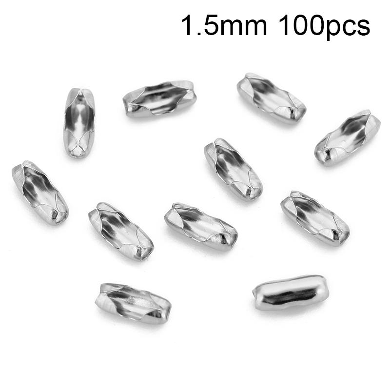 30 100 pcs PVD Never Fade Stainless Steel Clasps Fit 1.5 2 2.4 mm Ball Bead Chains Necklace Connectors Bracelet Jewelry Making
30 100 pcs PVD Never Fade Stainless Steel Clasps Fit 1.5 2 2.4 mm Ball Bead Chains Necklace Connectors Bracelet Jewelry Making