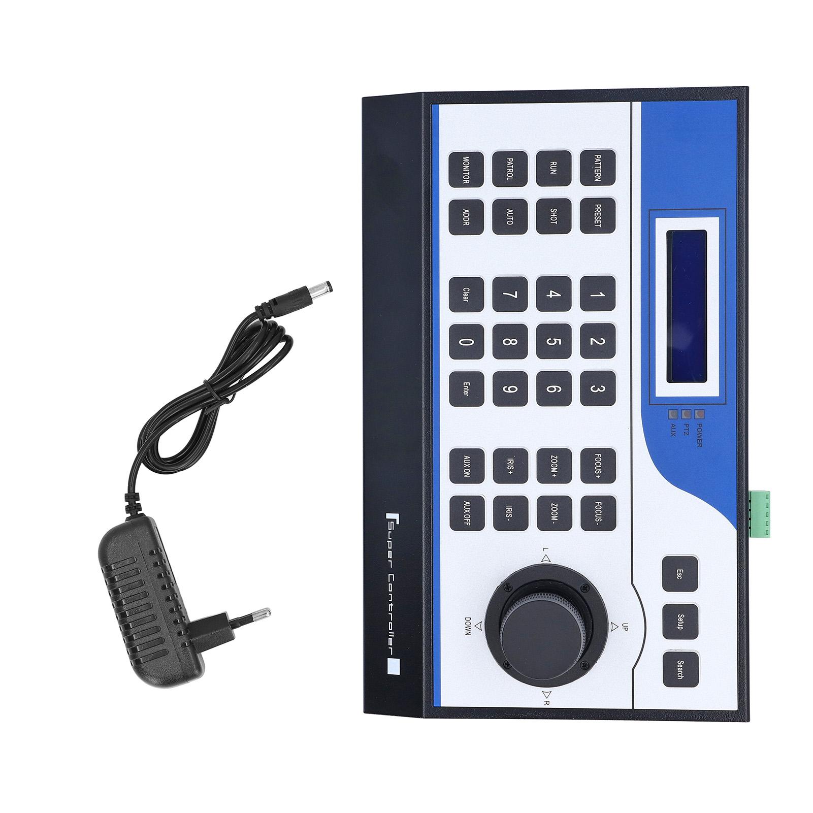 3D Camera PTZ Controller ABS Mini Analog PTZ Dome Camera Keyboard for Bank Monitor 100240V EU Plug
3D Camera PTZ Controller ABS Mini Analog PTZ Dome Camera Keyboard for Bank Monitor 100240V EU Plug