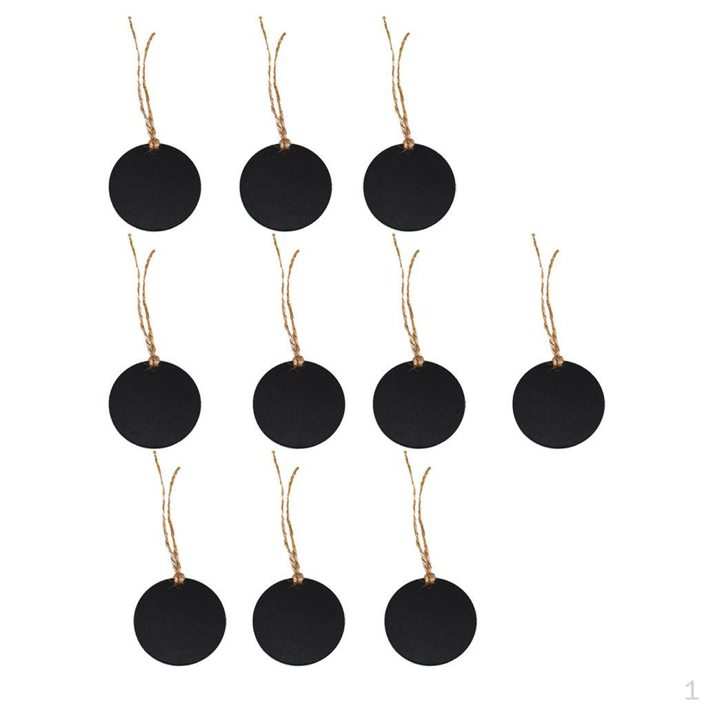 10pcs 5cm Dia Round Wooden Double-Sided Mini Chalkboard Signs Reusable Message Notes Board Sign with
10pcs 5cm Dia Round Wooden Double-Sided Mini Chalkboard Signs Reusable Message Notes Board Sign with