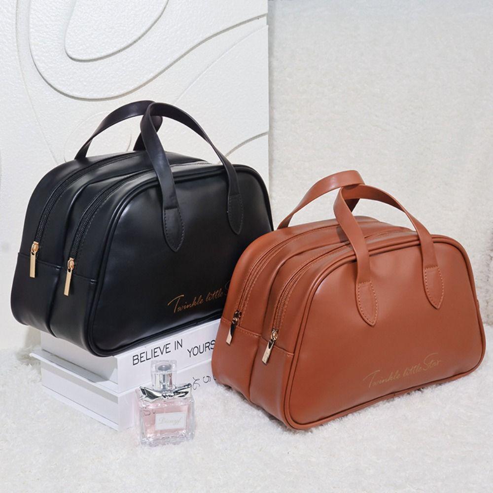 Waterproof Double Cosmetic Bag Large Capacity Large Capacity Makeup Bag Travel Storage Bag Travel розовый
Waterproof Double Cosmetic Bag Large Capacity Large Capacity Makeup Bag Travel Storage Bag Travel розовый
