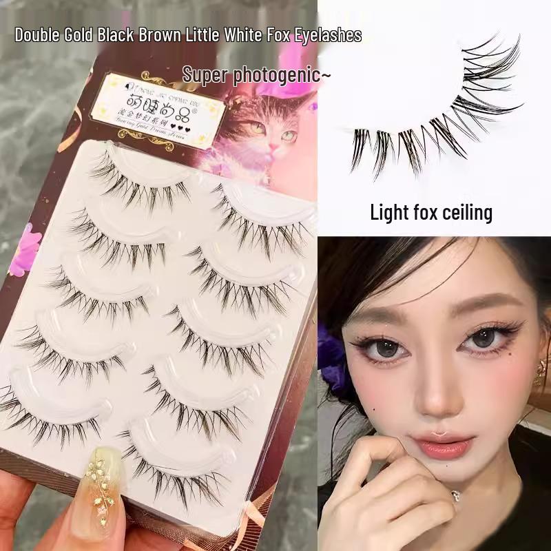 Mengjie Shangpin Seven Fairies Natural Fox Eye False Eyelashes – Beginner Friendly, Dense Style Little White Fox
Mengjie Shangpin Seven Fairies Natural Fox Eye False Eyelashes – Beginner Friendly, Dense Style Little White Fox