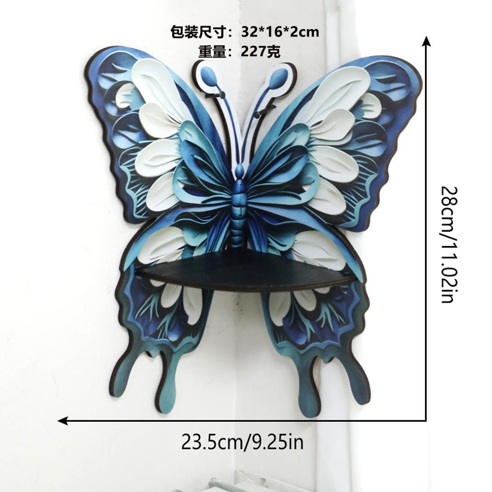Colorful Wood Butterfly Candle Holder,Corner Storage Shelf for Crystals, Wall-Mounted Home Decor,Artistic Airbnb Wall Display 23.5x28cm
Colorful Wood Butterfly Candle Holder,Corner Storage Shelf for Crystals, Wall-Mounted Home Decor,Artistic Airbnb Wall Display 23.5x28cm