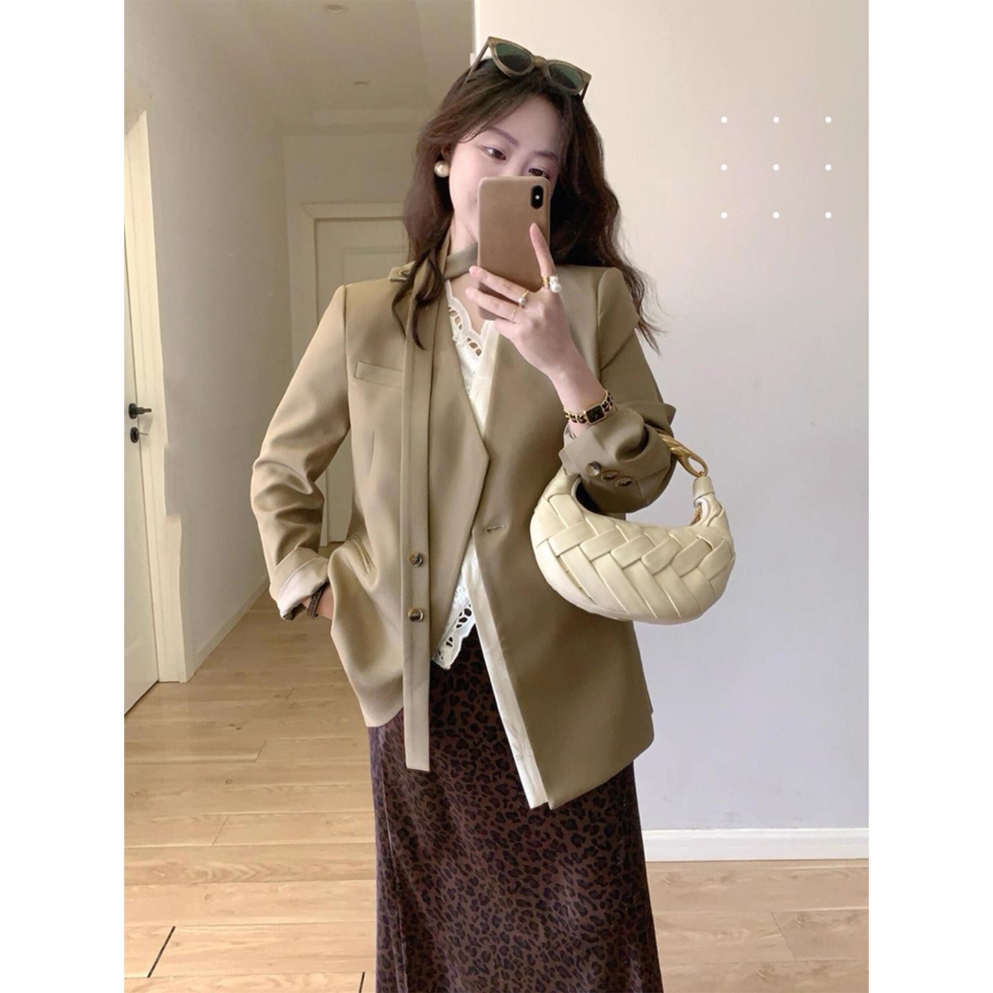 2026 New Women’s Mid-Length Suit Jacket - High-End Spring/Autumn Style L хаки
2026 New Women’s Mid-Length Suit Jacket - High-End Spring/Autumn Style L хаки