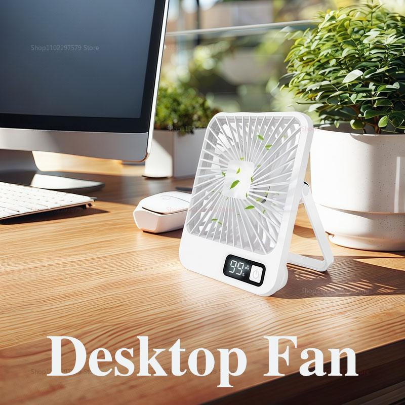 Desktop Fan Portable Fan Rechargeable 5-Speed Adjustment 180° Rotating Foldable Fan With Battery Digital Display Noise-Free Fan рожевий
Desktop Fan Portable Fan Rechargeable 5-Speed Adjustment 180° Rotating Foldable Fan With Battery Digital Display Noise-Free Fan рожевий