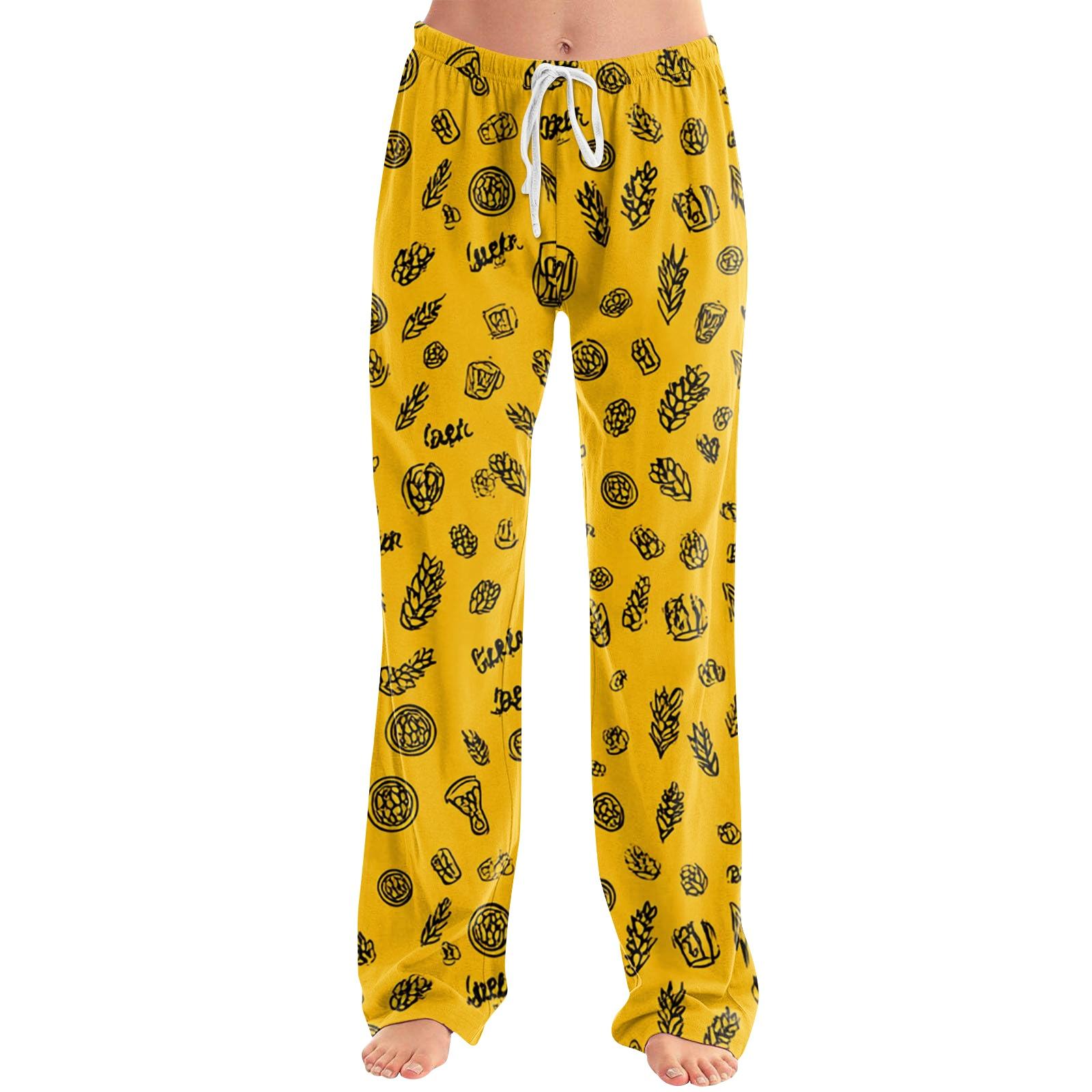 Women s Drawstring Lounge Pants Beer Festival Print Casual Elastic Waist Relaxed Fit Full Length Trousers L
Women s Drawstring Lounge Pants Beer Festival Print Casual Elastic Waist Relaxed Fit Full Length Trousers L