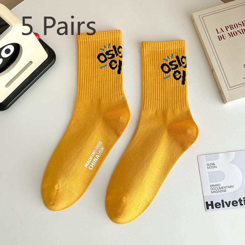 5 пар мужских осенне-зимних баскетбольных спортивных носков из чистого хлопка с дезодорирующим эффектом 5 Pairs жёлтый
5 пар мужских осенне-зимних баскетбольных спортивных носков из чистого хлопка с дезодорирующим эффектом 5 Pairs жёлтый