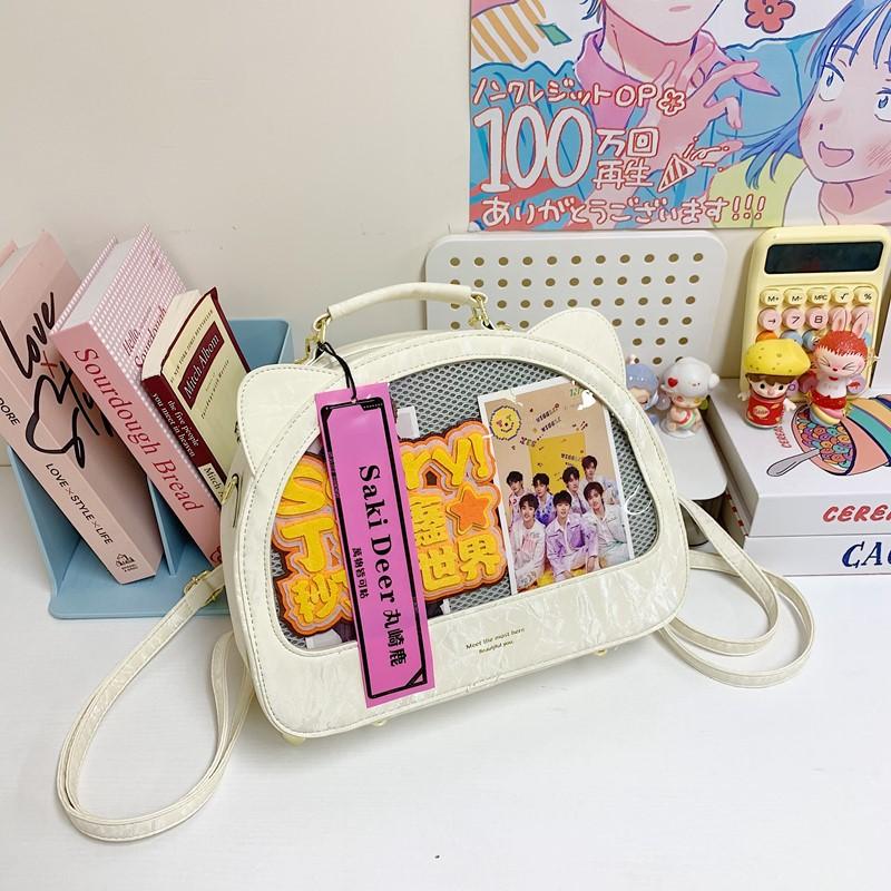 Премиальный нишевый мультяшный кот новая мода универсальная наплечная сумка-мессенджер рюкзак белый
Премиальный нишевый мультяшный кот новая мода универсальная наплечная сумка-мессенджер рюкзак белый