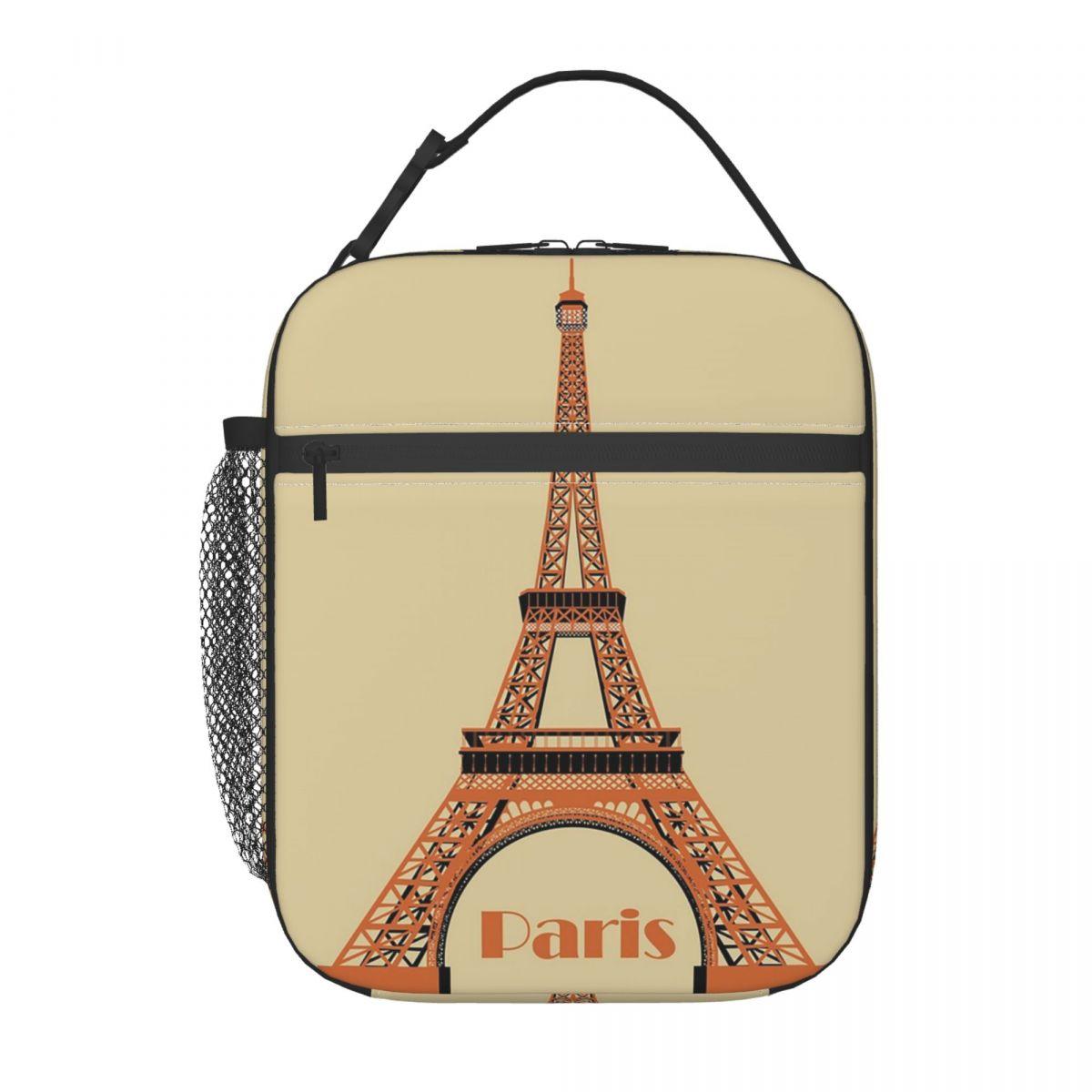 Themed Black Eiffel Iron Tower Design Insulated Lunch Bag for Women Kids Portable Food Boxes Thermal Lunch Box Tote One Size
Themed Black Eiffel Iron Tower Design Insulated Lunch Bag for Women Kids Portable Food Boxes Thermal Lunch Box Tote One Size