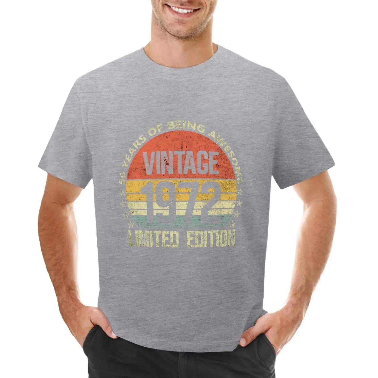 50 Year Old Vintage 1972 Limited Edition Funny 50th Birthday TShirt oversizeds blanks plain black t shirts men S
50 Year Old Vintage 1972 Limited Edition Funny 50th Birthday TShirt oversizeds blanks plain black t shirts men S