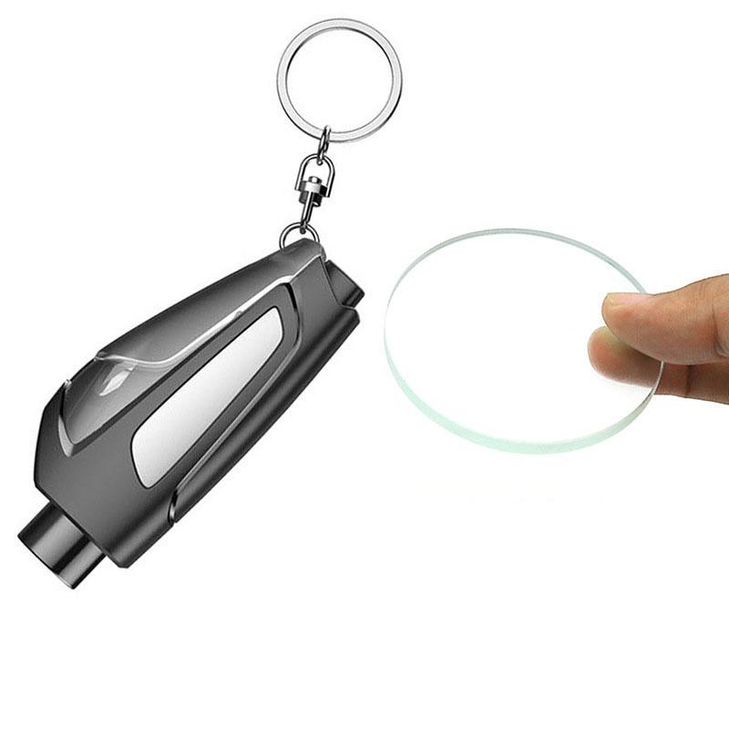 Инструмент для аварийного выхода из автомобиля из вольфрамовой стали, молоток для разбивания окон, резак для ремня безопасности, брелок, набор для выживания и безопасности в автомобиле 83*36*22mm
Инструмент для аварийного выхода из автомобиля из вольфрамовой стали, молоток для разбивания окон, резак для ремня безопасности, брелок, набор для выживания и безопасности в автомобиле 83*36*22mm