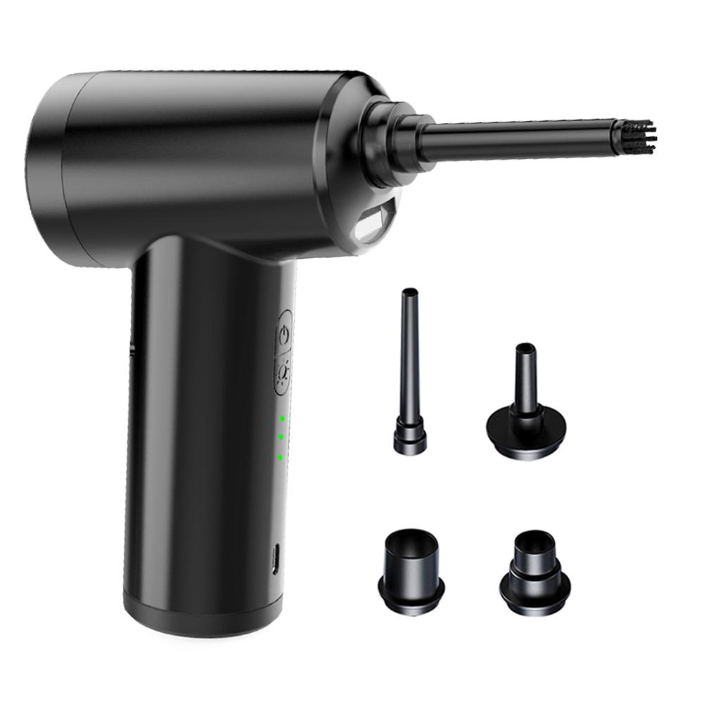 50000PRM переносной воздушный пылесос для очистки клавиатуры компьютера беспроводной сжатый воздуходув со светодиодной подсветкой пылесос для дивана чёрный
50000PRM переносной воздушный пылесос для очистки клавиатуры компьютера беспроводной сжатый воздуходув со светодиодной подсветкой пылесос для дивана чёрный