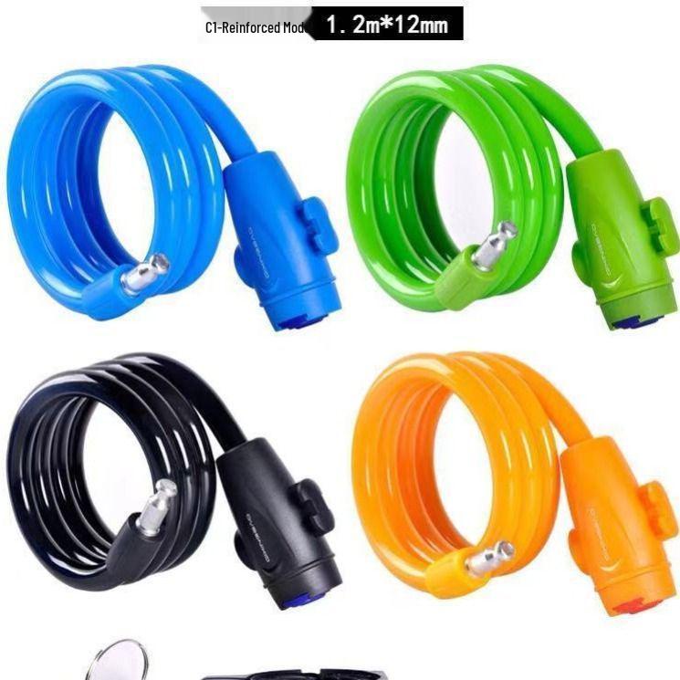 Steel Wire Anti-Theft Bicycle Lock for Mountain and Fixed Gear Bikes 0.7M Key Lock - No Mount
Steel Wire Anti-Theft Bicycle Lock for Mountain and Fixed Gear Bikes 0.7M Key Lock - No Mount