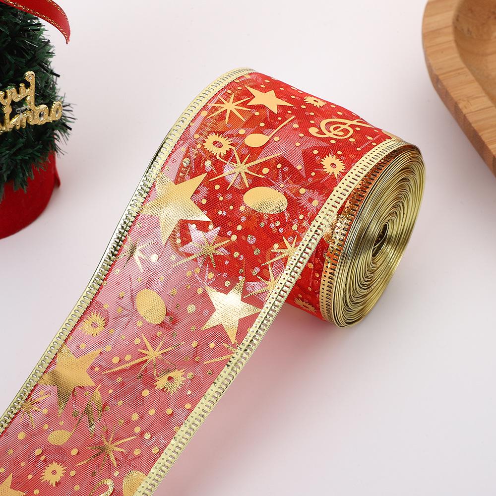 Christmas Multi-Color Mesh Ribbon with Gold Thread Edge for Tree Decoration
Christmas Multi-Color Mesh Ribbon with Gold Thread Edge for Tree Decoration