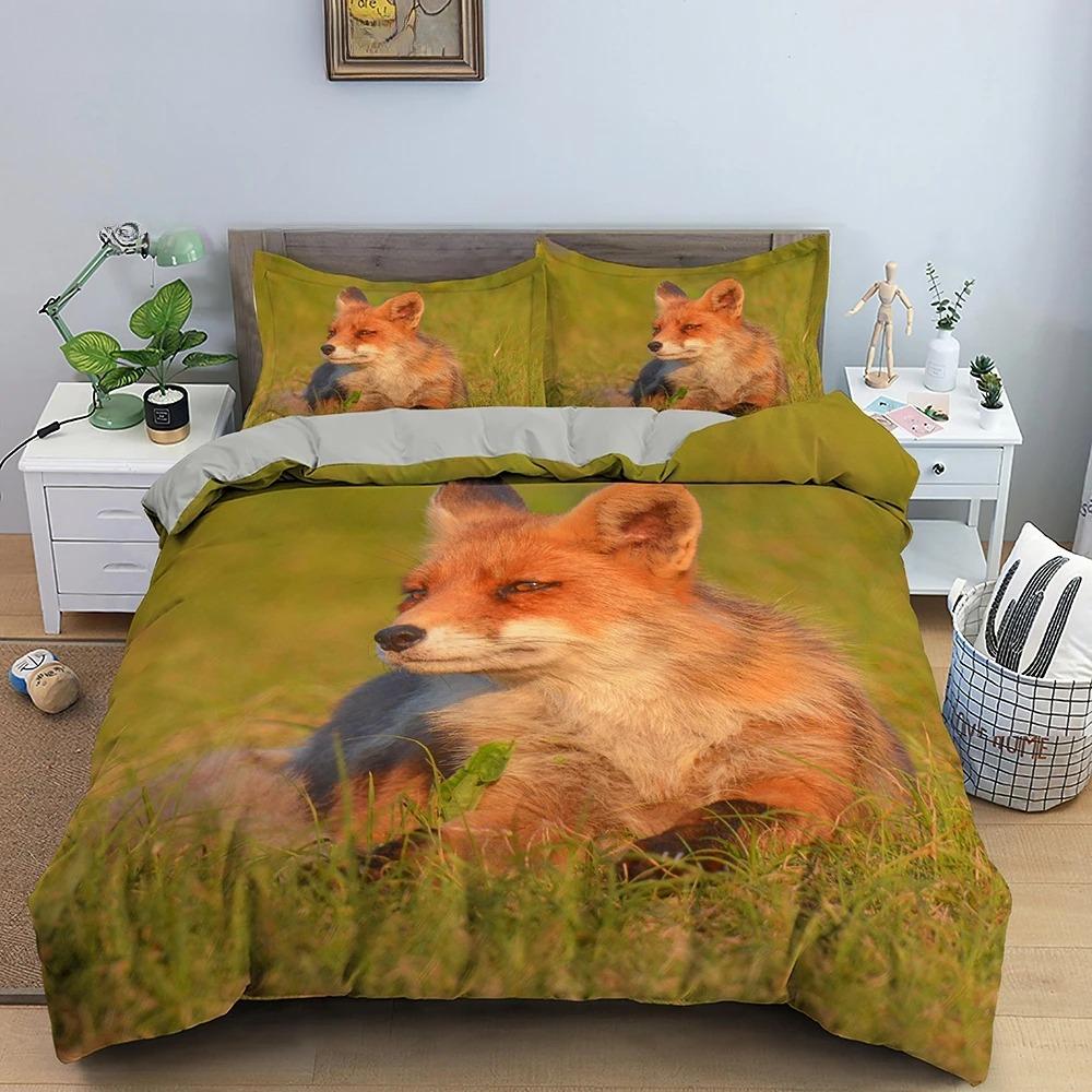 Набір постільної білизни з лисицею King Queen Size 3D Мила помаранчева лисиця фенек Підковдра для дітей Підлітків Дорослих Декор спальні Покривало на ковдру 135x200cm
Набір постільної білизни з лисицею King Queen Size 3D Мила помаранчева лисиця фенек Підковдра для дітей Підлітків Дорослих Декор спальні Покривало на ковдру 135x200cm