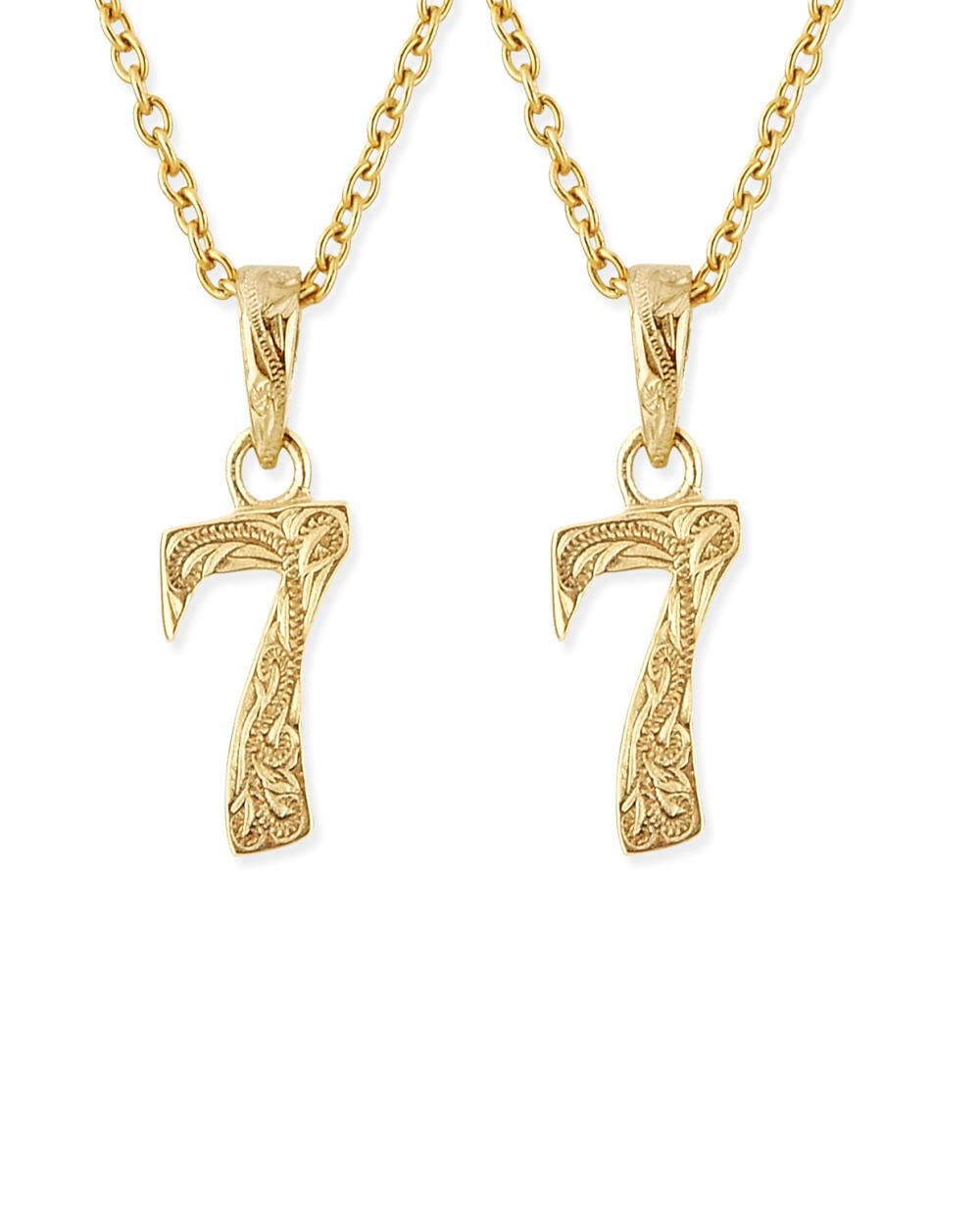 Hawaiian Jewelry Pair Necklace Stainless Steel Lucky Number Lucky Number Number 7 Seven Silver Yellow Gold with Azuki Chain Lucky Seven No.7
Hawaiian Jewelry Pair Necklace Stainless Steel Lucky Number Lucky Number Number 7 Seven Silver Yellow Gold with Azuki Chain Lucky Seven No.7
