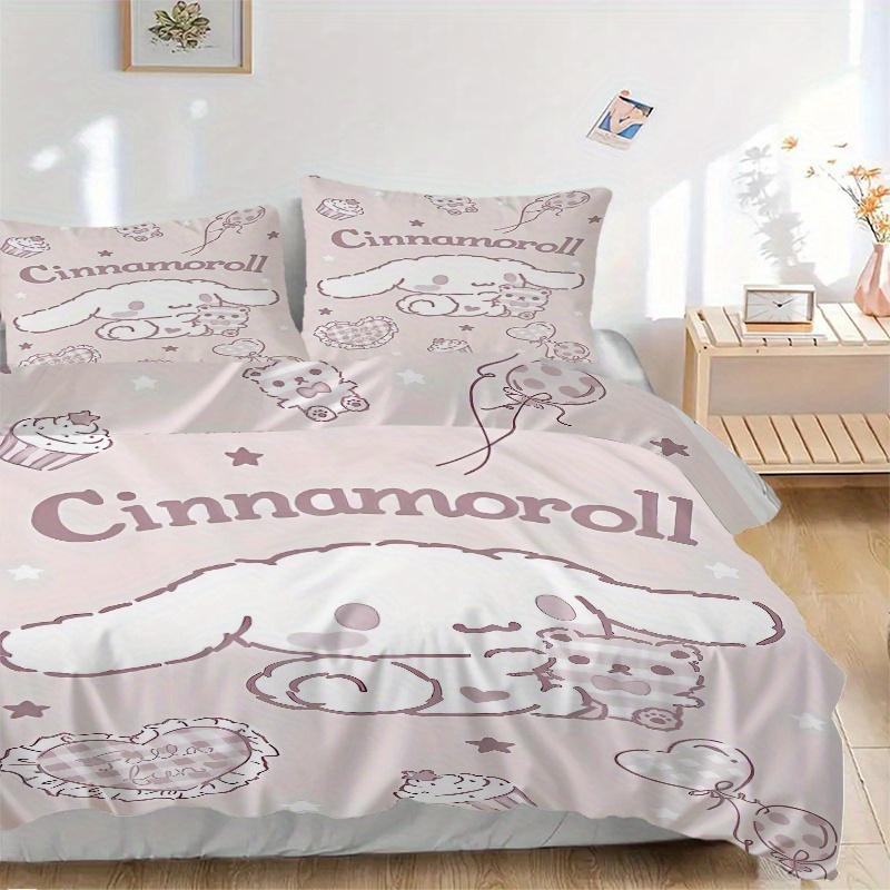 3pcs Heart Cinnamoroll Sanrio Print Cover Set Ultra Soft, Breathable, and Comfortable Bedding with Stylish Design for Bedroom and Guest Room Deco 135x200cm
3pcs Heart Cinnamoroll Sanrio Print Cover Set Ultra Soft, Breathable, and Comfortable Bedding with Stylish Design for Bedroom and Guest Room Deco 135x200cm