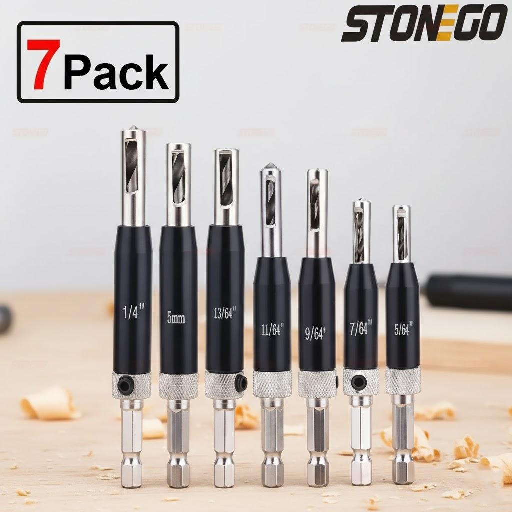 Self Centering Lock Hinge Drill Bit Set 7 8 15 17mm Stainless Steel Hardware Drawer Guide Kit for Woodworking
Self Centering Lock Hinge Drill Bit Set 7 8 15 17mm Stainless Steel Hardware Drawer Guide Kit for Woodworking