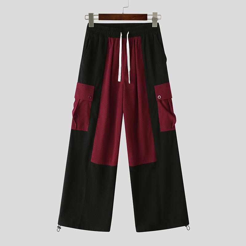 INCERUN Oversized Men Elastic Waist Stitching Corduroy Wide Leg Pants Casual Long Trousers With Pockets 5XL вино красного
INCERUN Oversized Men Elastic Waist Stitching Corduroy Wide Leg Pants Casual Long Trousers With Pockets 5XL вино красного