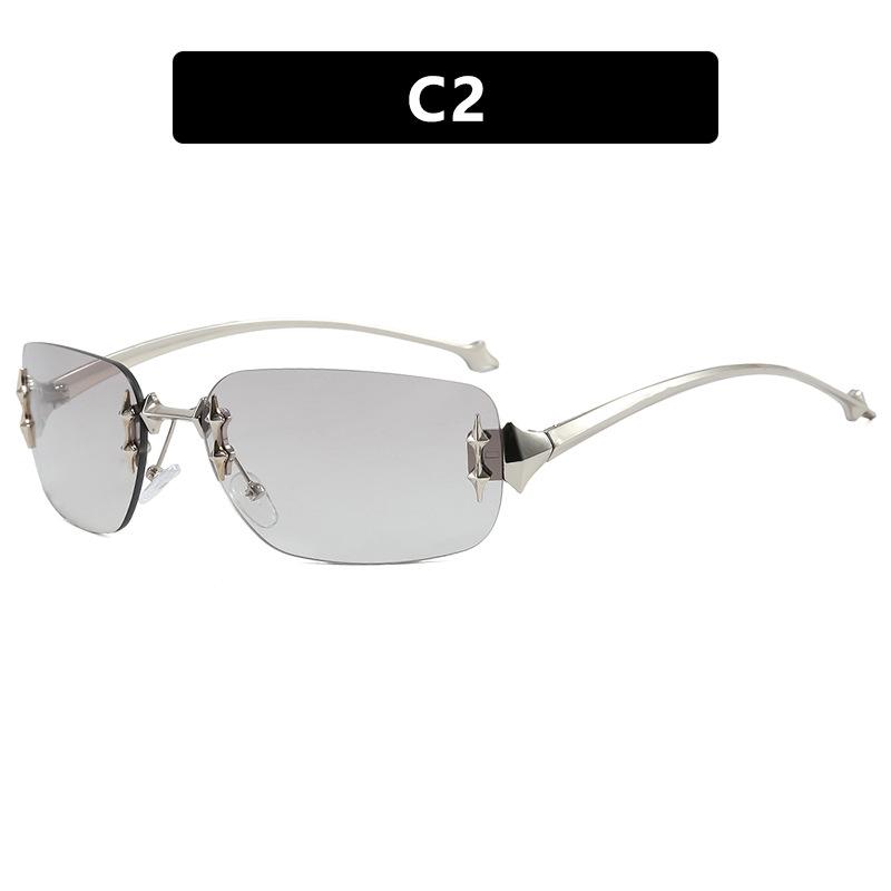 Солнцезащитные очки Y2K без оправы квадратные очки Spice Girl очки Fashion Star солнцезащитные очки персонализированные солнцезащитные очки Bar Dancing pictured
Солнцезащитные очки Y2K без оправы квадратные очки Spice Girl очки Fashion Star солнцезащитные очки персонализированные солнцезащитные очки Bar Dancing pictured