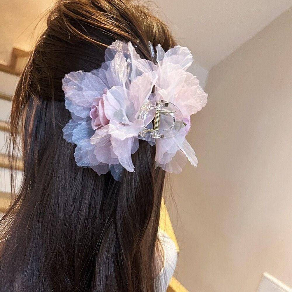 Mesh Simulation Flower Hair Clip Double-side Rose Flower Shark Clip Flower Hair Claw Wedding бежевый
Mesh Simulation Flower Hair Clip Double-side Rose Flower Shark Clip Flower Hair Claw Wedding бежевый