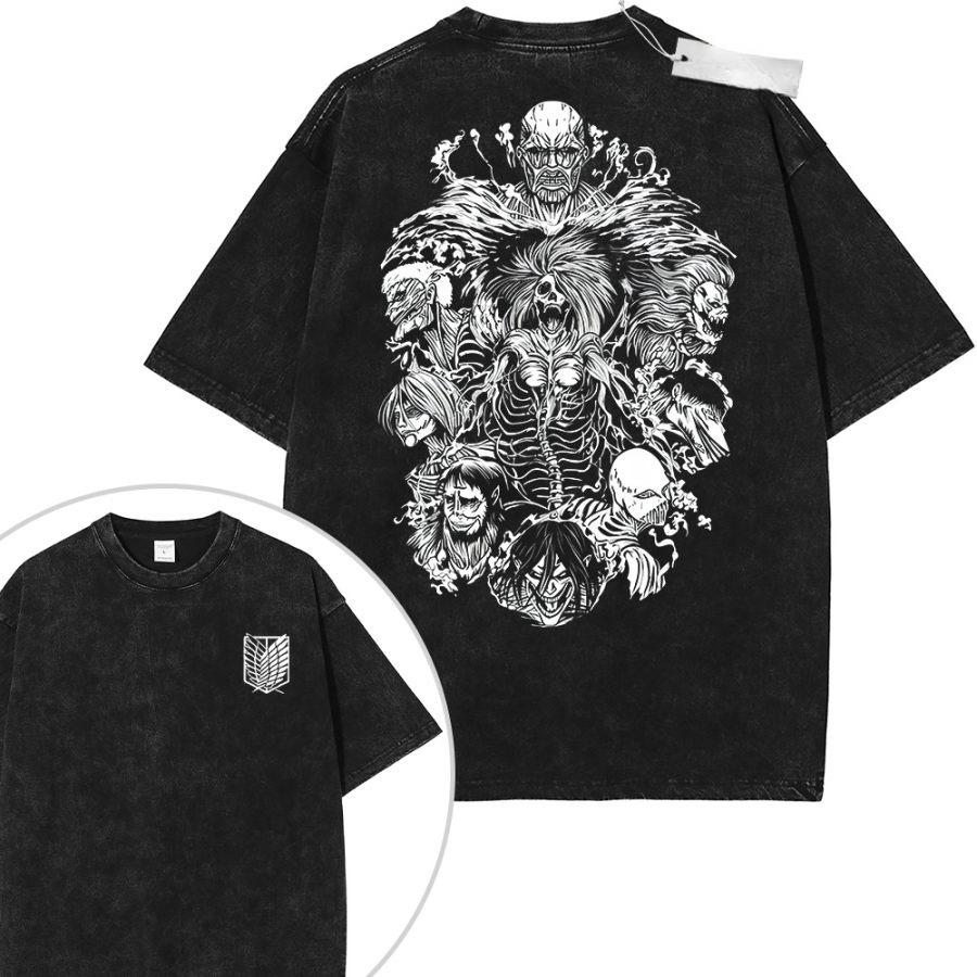 Unisex Black Washed Vintage T Shirt Demon Slayer Inosuke Boar Head Sword Slash High Quality Fabric for Fitness Casual M
Unisex Black Washed Vintage T Shirt Demon Slayer Inosuke Boar Head Sword Slash High Quality Fabric for Fitness Casual M