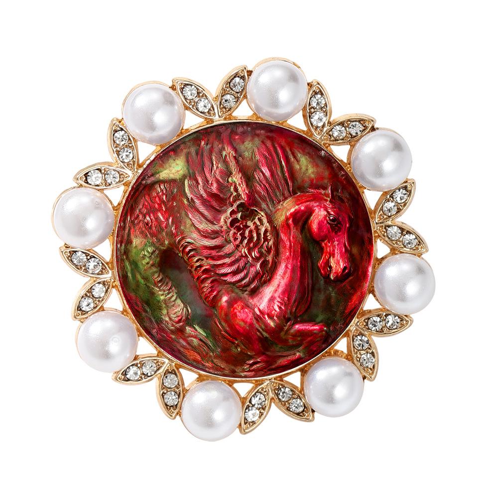 Fashion Pearl Dream Pegasus Brooch Delicate Women s Suit Coat Corsage Ornament Pin
Fashion Pearl Dream Pegasus Brooch Delicate Women s Suit Coat Corsage Ornament Pin
