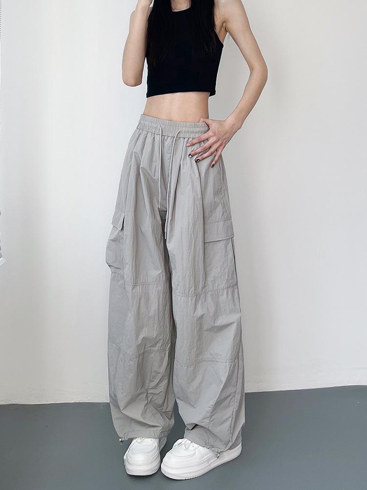 Large size overalls women s autumn loose and thin cool Sa style casual pants drape wide leg pants Elastic Drawstring Waist Casual Pants S серый
Large size overalls women s autumn loose and thin cool Sa style casual pants drape wide leg pants Elastic Drawstring Waist Casual Pants S серый