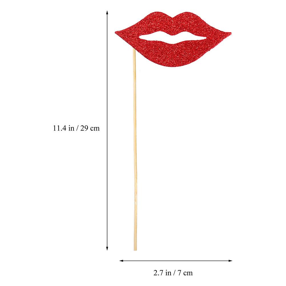 40Sets Lips Photo Props Creative Funny Red Lip Decorative Party Supplies for Birthday Photoshoot Selfie Accessories Festival червоний
40Sets Lips Photo Props Creative Funny Red Lip Decorative Party Supplies for Birthday Photoshoot Selfie Accessories Festival червоний
