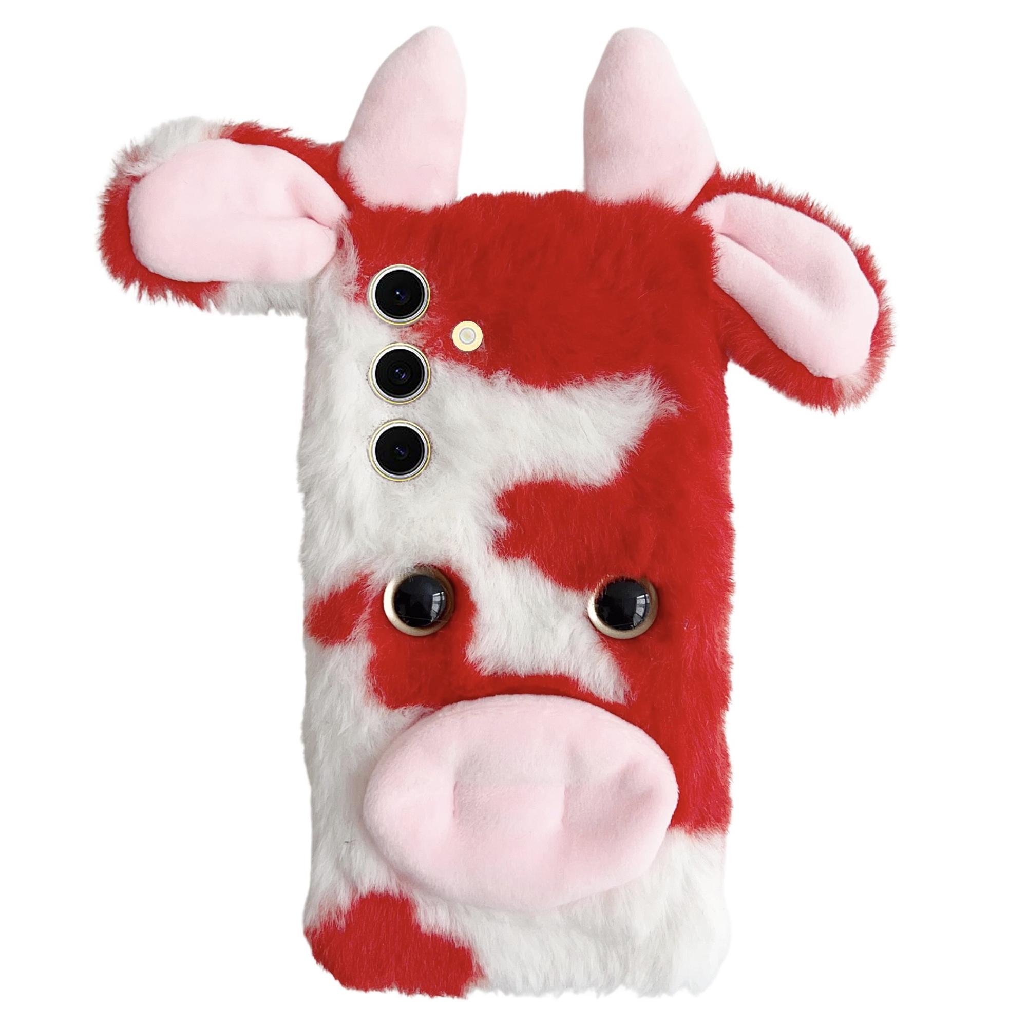 Для Samsung Galaxy S25 Чохол Пухнастий Милий Корова Зимовий Плюшевий Внутрішній ТПУ Чохол для Телефону Red
Для Samsung Galaxy S25 Чохол Пухнастий Милий Корова Зимовий Плюшевий Внутрішній ТПУ Чохол для Телефону Red