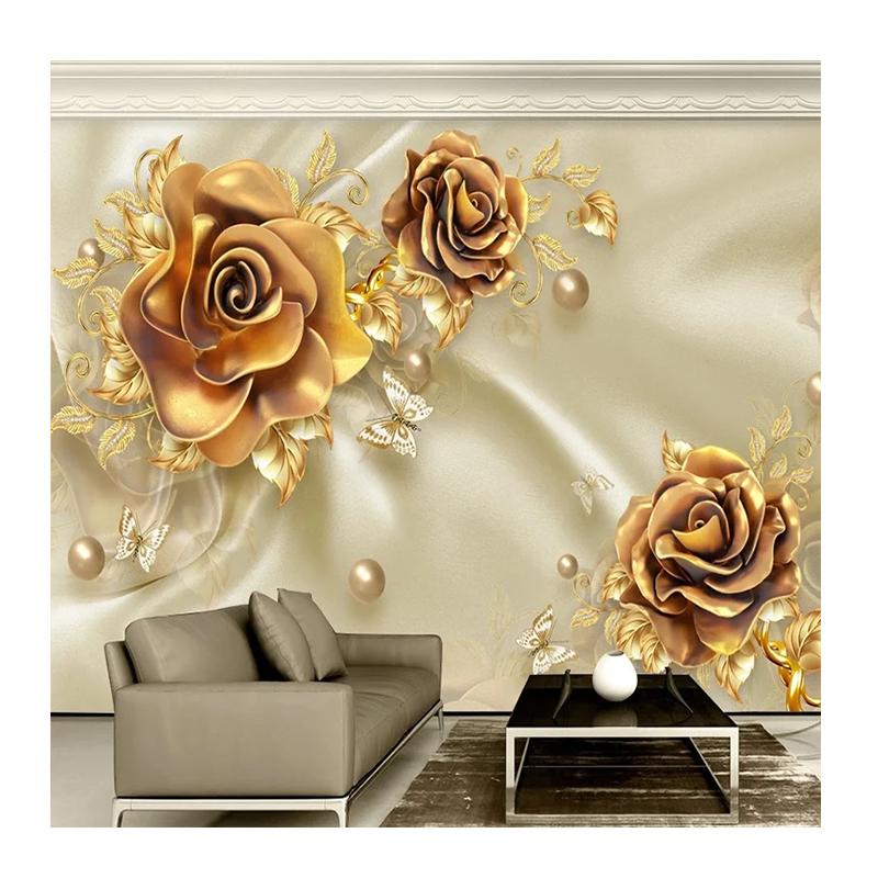 Custom Mural Wallpaper 3d Luxury Gold Jewelry Floral Wallpaper Living Room Bedroom Study Home Decor 200 cm(W) x 140 cm(H)
Custom Mural Wallpaper 3d Luxury Gold Jewelry Floral Wallpaper Living Room Bedroom Study Home Decor 200 cm(W) x 140 cm(H)