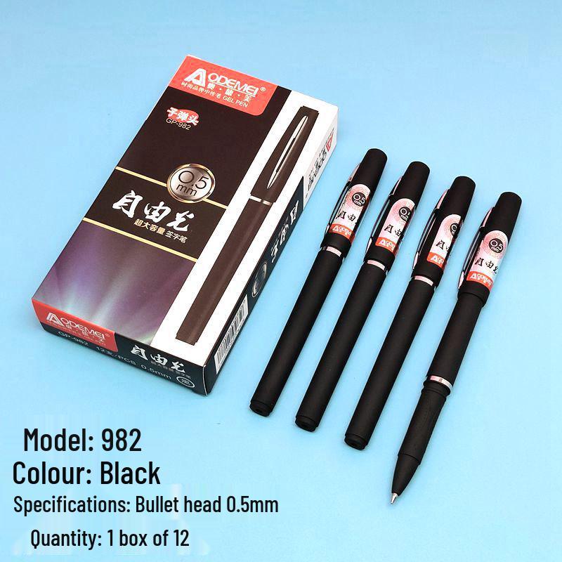 Odeme Carbon Ink Pen - Bullet Tip 0.7/1.0mm, Large Capacity, Office & Student Use 12 pieces per box
Odeme Carbon Ink Pen - Bullet Tip 0.7/1.0mm, Large Capacity, Office & Student Use 12 pieces per box
