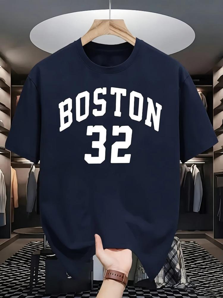 Boston Number 32 Printing T Shirts Men Cotton Basics T-Shirt Soft Summer Fashion Short Sleeve Unisex O-Neck Loose Retro Top 5XL різнокольоровий
Boston Number 32 Printing T Shirts Men Cotton Basics T-Shirt Soft Summer Fashion Short Sleeve Unisex O-Neck Loose Retro Top 5XL різнокольоровий