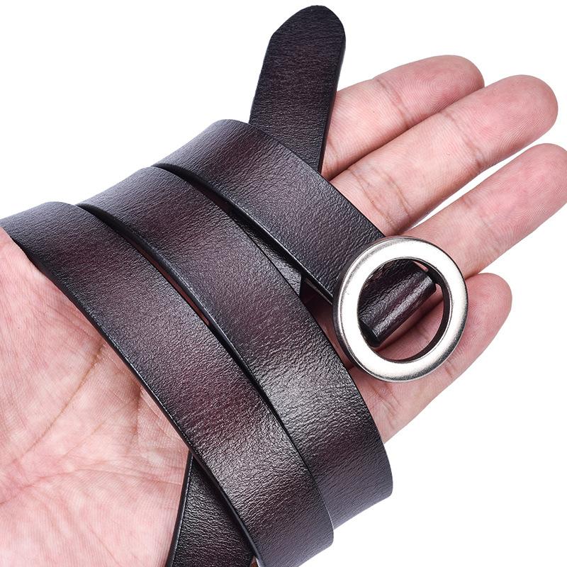 Women S Leather Belt Small Round Buckle Thin Belt Cowhide Belt Casual With Dress Coat темно-рудий
Women S Leather Belt Small Round Buckle Thin Belt Cowhide Belt Casual With Dress Coat темно-рудий