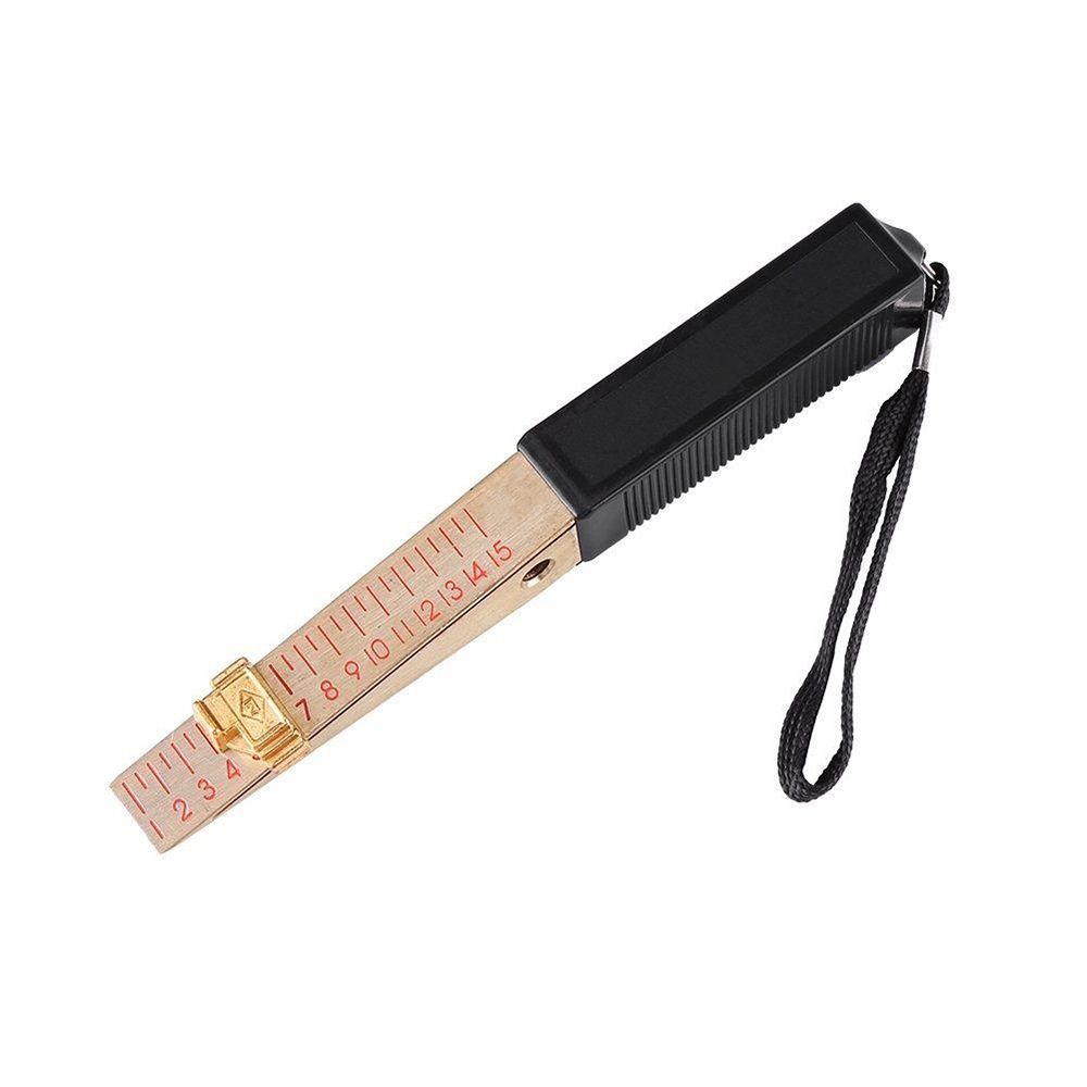 Engineering Copper Engineer Cursor Wedge Shaped Feeler Gauge Vernier Caliper Detection Ruler
Engineering Copper Engineer Cursor Wedge Shaped Feeler Gauge Vernier Caliper Detection Ruler