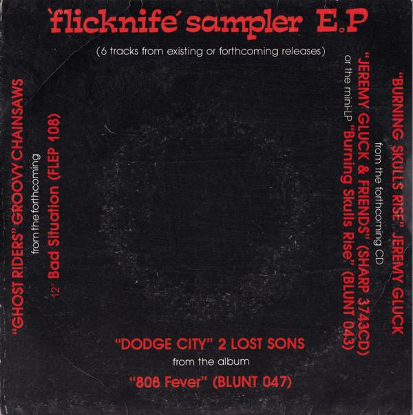 7inch Record VARIOUS The Flicknife Sampler E.P. FLSP02 Flicknife Recor 1989 UK Rock Used
7inch Record VARIOUS The Flicknife Sampler E.P. FLSP02 Flicknife Recor 1989 UK Rock Used