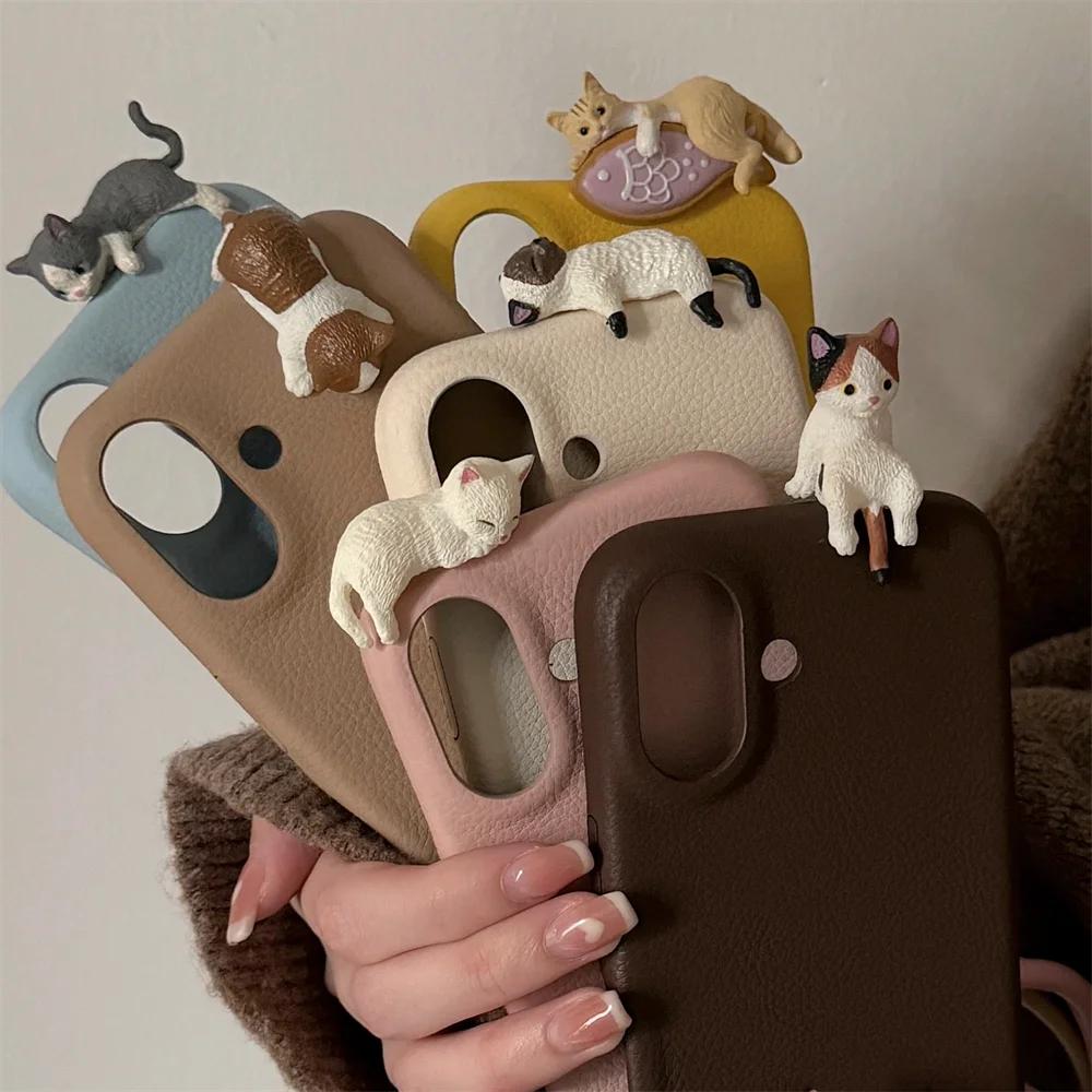 Милый 3D мультяшный кожаный чехол для телефона с рисунком лежащего кота, рыбы, личи для iPhone 16 Pro 15 13 12 11 Pro Max 14 Plus, милая мягкая обложка For iphone 12 покинуть белый
Милый 3D мультяшный кожаный чехол для телефона с рисунком лежащего кота, рыбы, личи для iPhone 16 Pro 15 13 12 11 Pro Max 14 Plus, милая мягкая обложка For iphone 12 покинуть белый