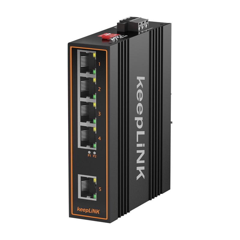keepLINK KP-9000 Series Unmanaged Industrial Ethernet Switch Incl. 24V1A Power Adapter
keepLINK KP-9000 Series Unmanaged Industrial Ethernet Switch Incl. 24V1A Power Adapter