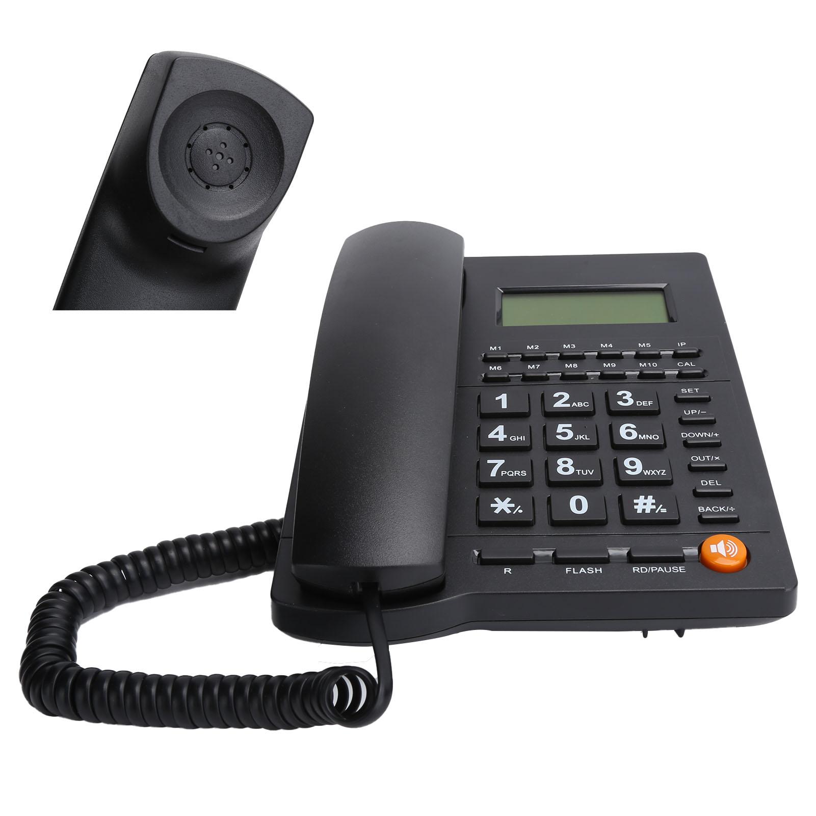 L019 3 Desktop Landline Corded Telephone with Large Button for Family Office and Hotel
L019 3 Desktop Landline Corded Telephone with Large Button for Family Office and Hotel