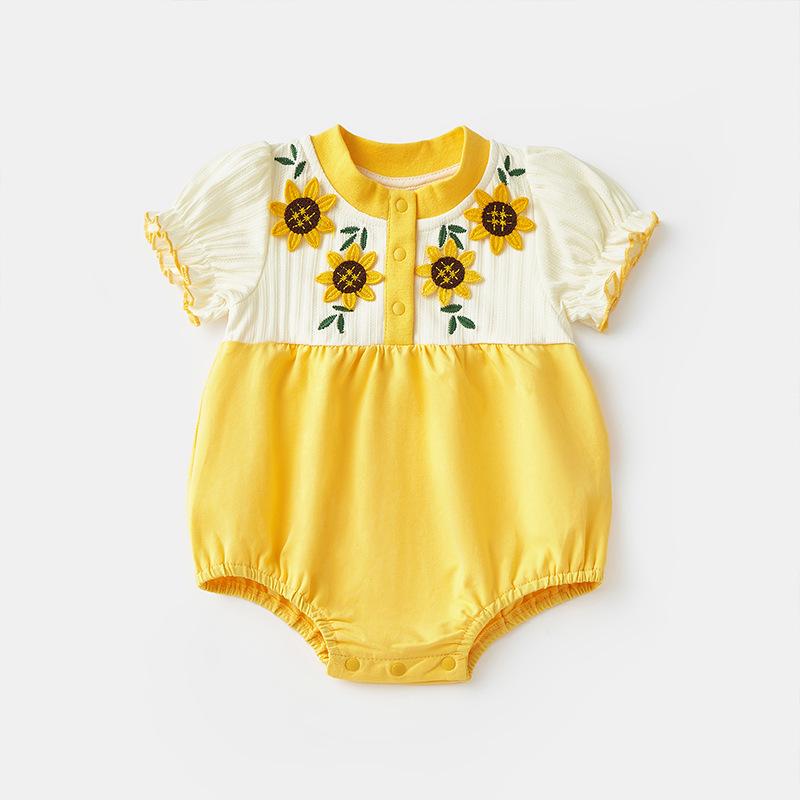 2025 Baby Girl Princess Summer Romper - Newborn Wrap-Around Bodysuit, Thin & Fashionable Style. Tag 73 жовтий
2025 Baby Girl Princess Summer Romper - Newborn Wrap-Around Bodysuit, Thin & Fashionable Style. Tag 73 жовтий