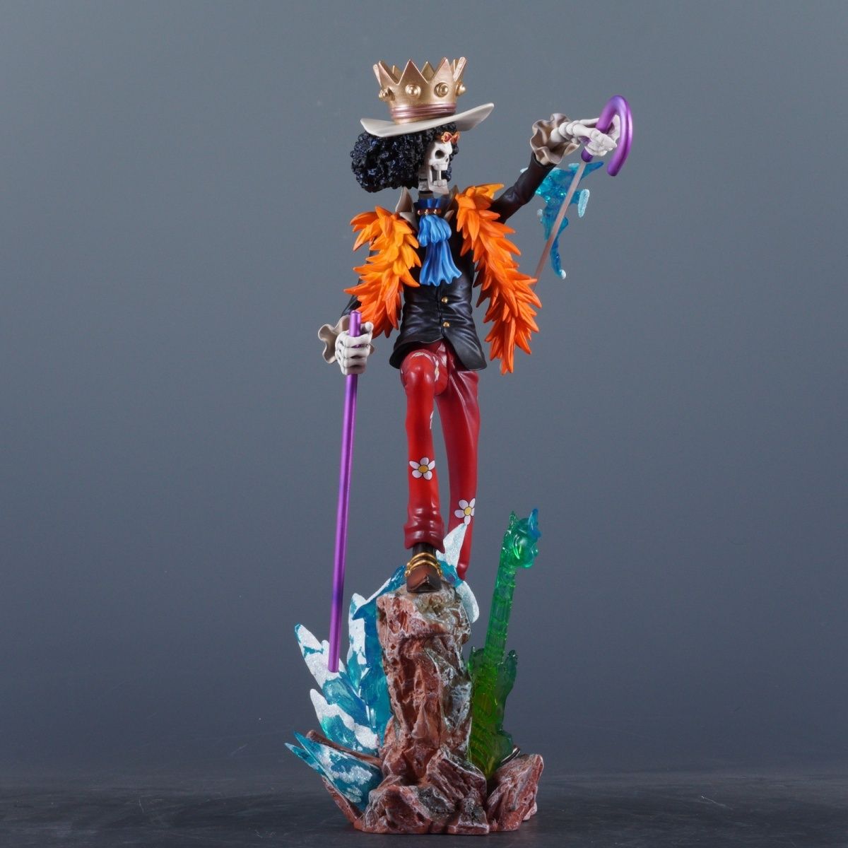 LK Studio One Piece LX Brook Blackbeard Skull 12.99Inch/33cm Zoro Figura de Anime Can move PVC Collect Mode ornament Toys Presents
LK Studio One Piece LX Brook Blackbeard Skull 12.99Inch/33cm Zoro Figura de Anime Can move PVC Collect Mode ornament Toys Presents