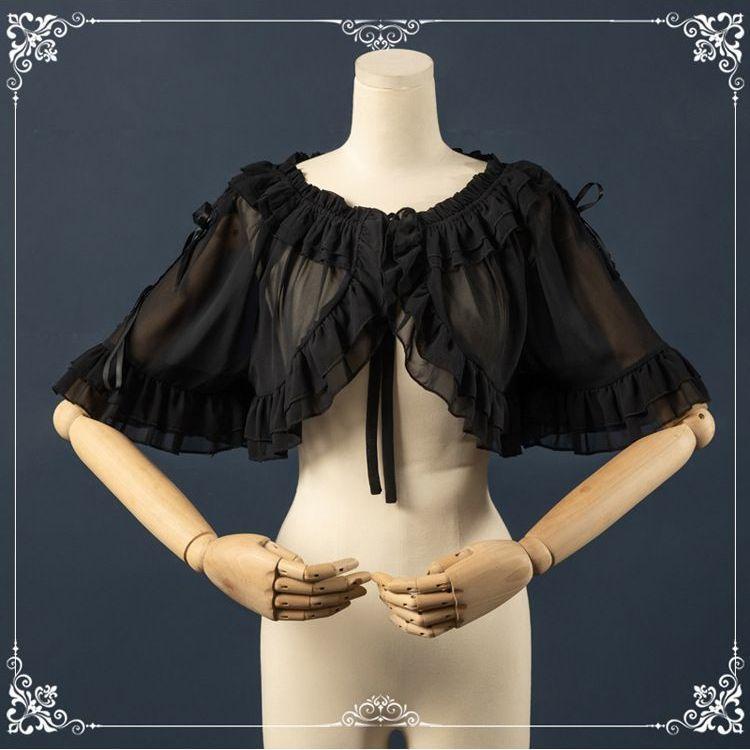 Lolita Style Sweet Short Cardigan Women Lovely Retro Simple Style Summer Daily Female Chic Tops One Size чорний
Lolita Style Sweet Short Cardigan Women Lovely Retro Simple Style Summer Daily Female Chic Tops One Size чорний