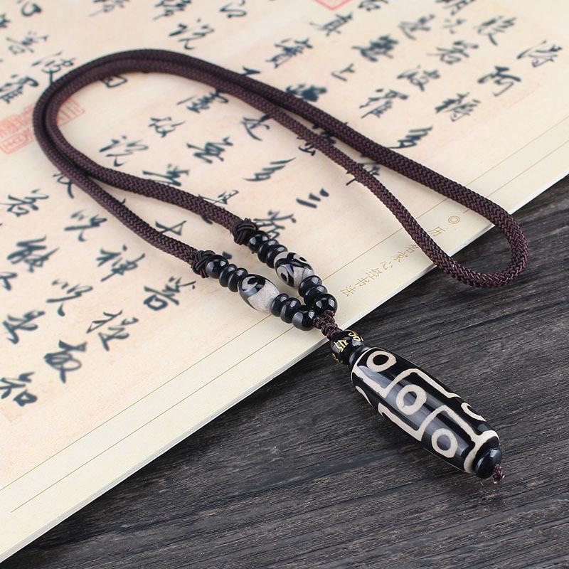 Ethnic Style Xizang Agate Nine-eyed Dzi Beads Necklace Men s Versatile Simple Sweater Chain Buddhist Women s Accessories Pendant
Ethnic Style Xizang Agate Nine-eyed Dzi Beads Necklace Men s Versatile Simple Sweater Chain Buddhist Women s Accessories Pendant