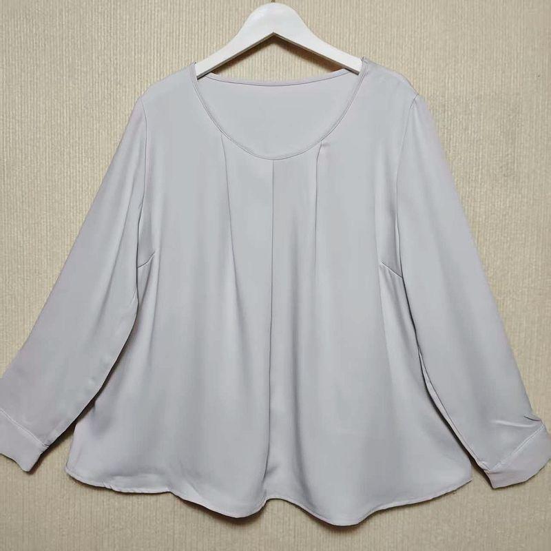 to Japan Pure Original Tail Goods Imitation Satin Ribbon Long sleeve Pullover Shirt Women Solid Professional Commuter Light Luxury Spring and Autumn Light gray Crewneck M
to Japan Pure Original Tail Goods Imitation Satin Ribbon Long sleeve Pullover Shirt Women Solid Professional Commuter Light Luxury Spring and Autumn Light gray Crewneck M
